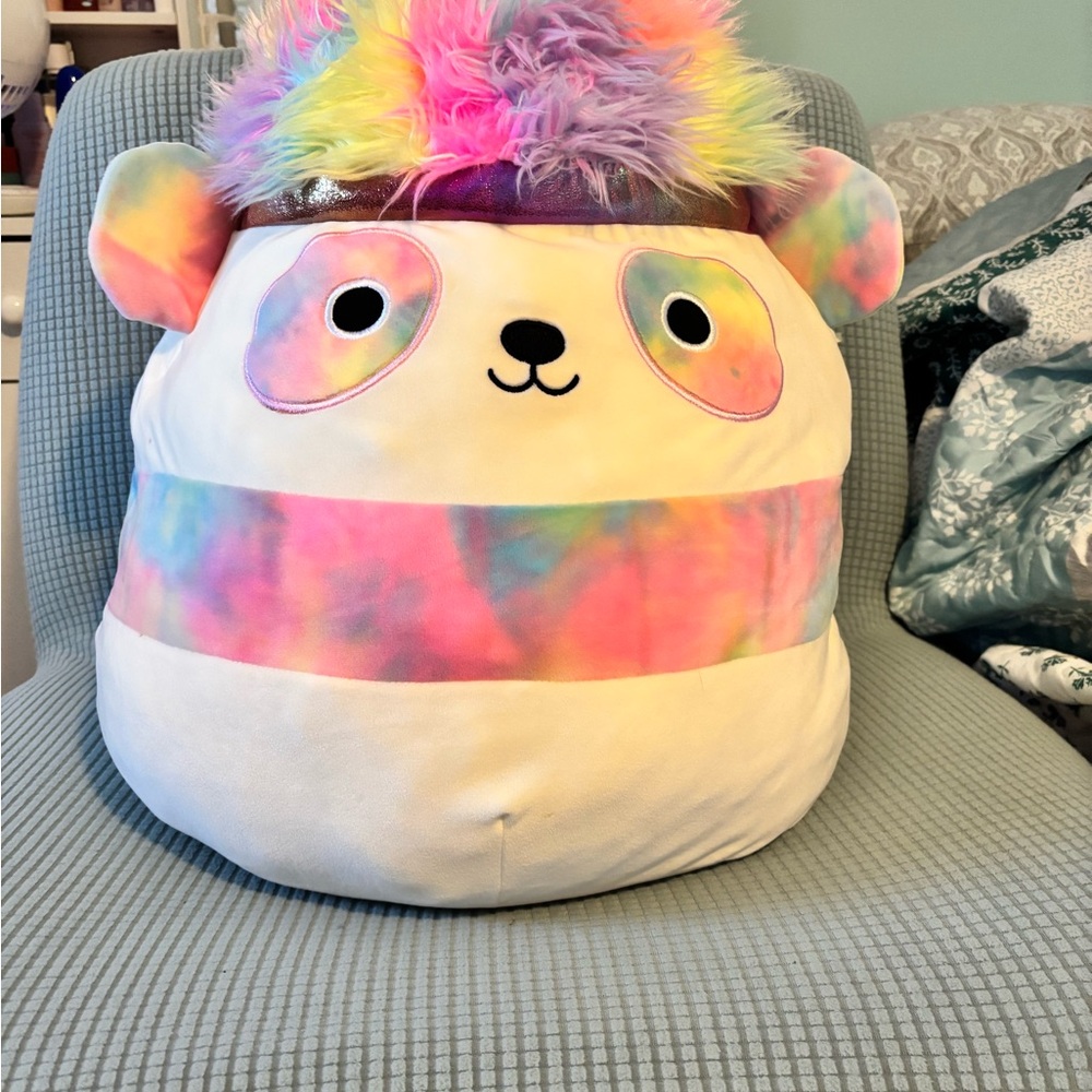 Squishmallows Rainbow Tie-Dye Plush